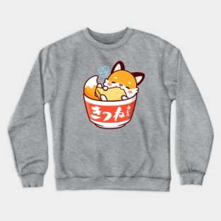 Kitsune Udon Kawaii Crewneck Sweatshirt